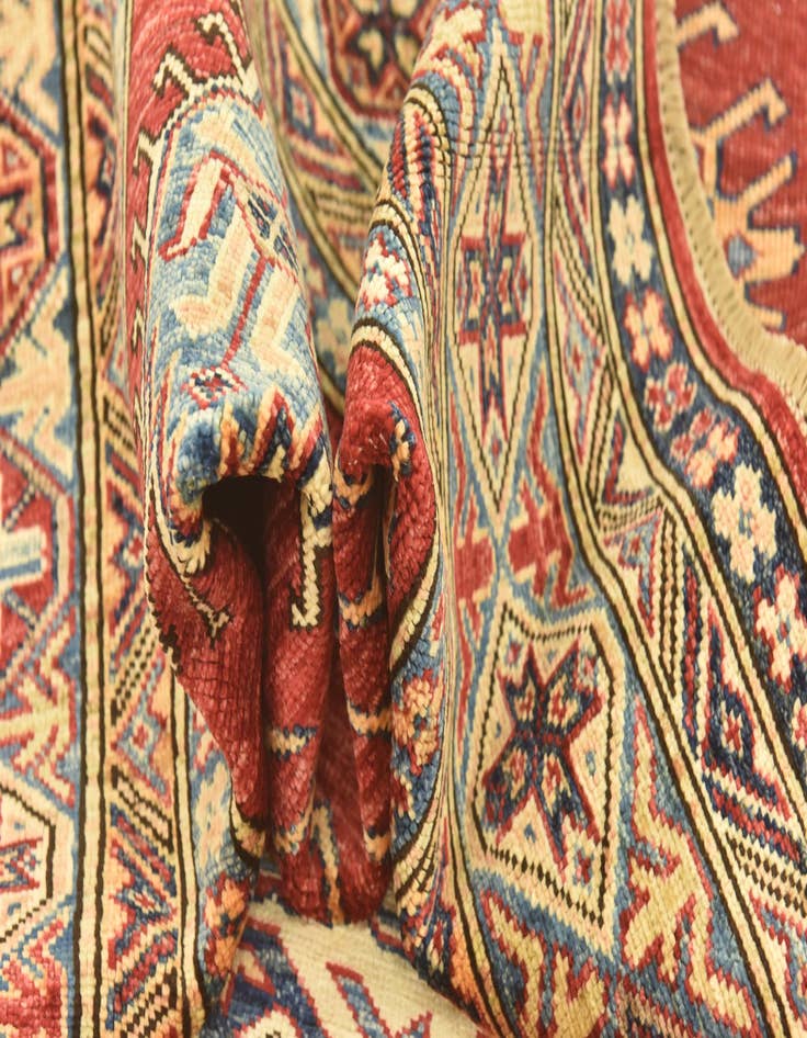 Detail image of  5' 9 x 7' 7  Hand Knotted Kazak Oriental Rug