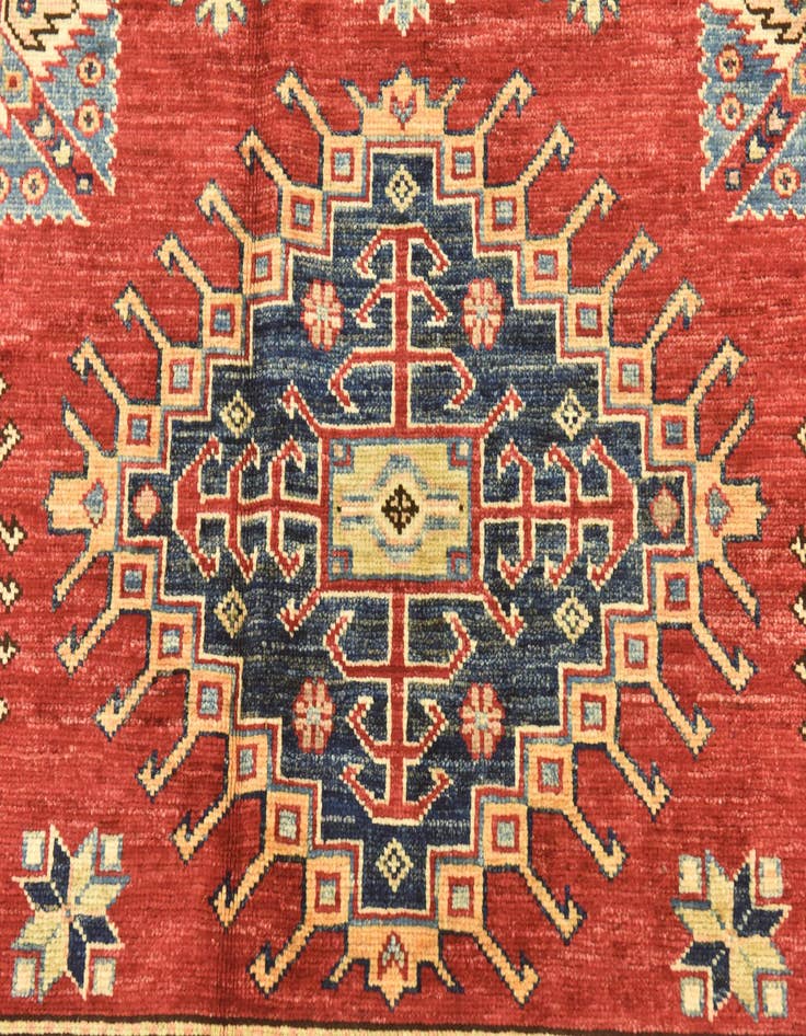 Detail image of  5' 9 x 7' 7  Hand Knotted Kazak Oriental Rug