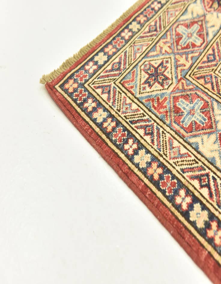 Detail image of  5' 9 x 7' 7  Hand Knotted Kazak Oriental Rug