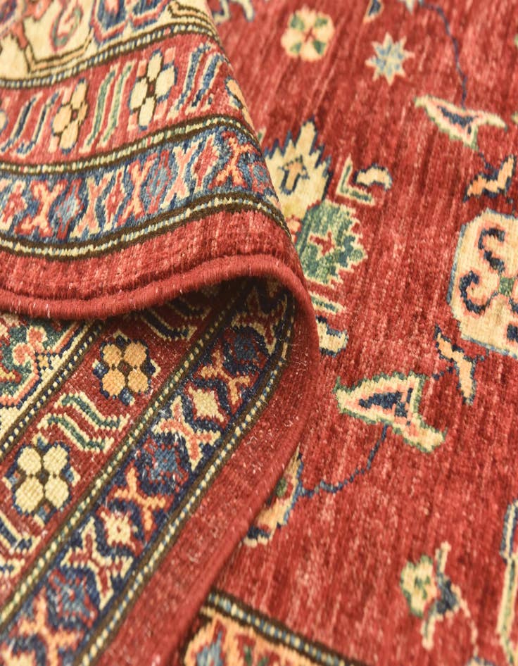 Detail image of  5' 7 x 7' 9  Hand Knotted Kazak Oriental Rug