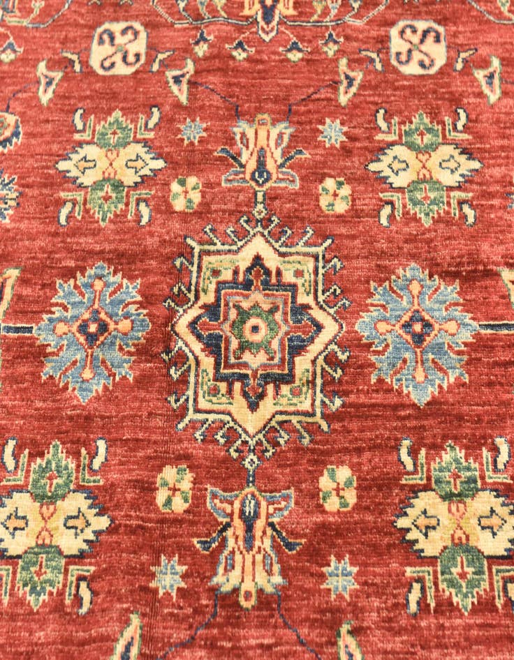 Detail image of  5' 7 x 7' 9  Hand Knotted Kazak Oriental Rug