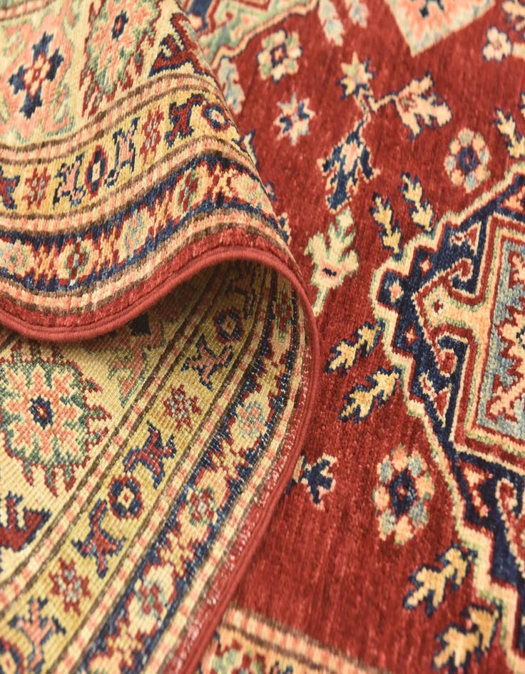 Detail image of  5' 6 x 7' 6  Hand Knotted Kazak Oriental Rug