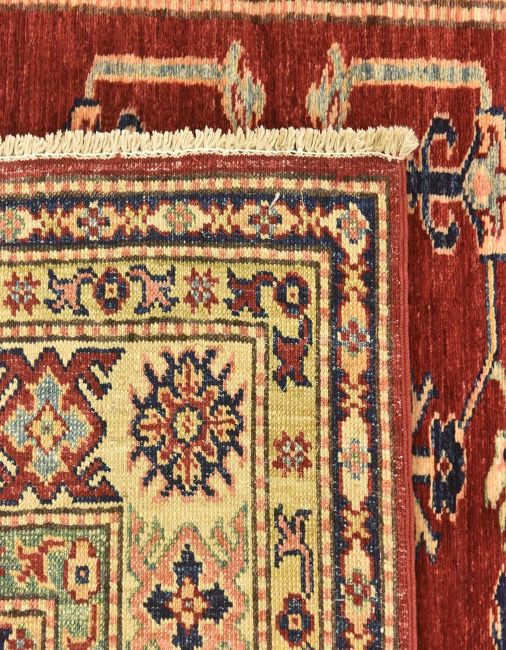 Detail image of  5' 6 x 7' 6  Hand Knotted Kazak Oriental Rug