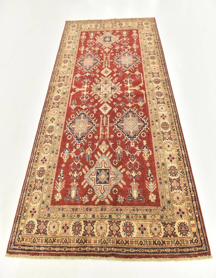 Detail image of  5' 6 x 7' 6  Hand Knotted Kazak Oriental Rug