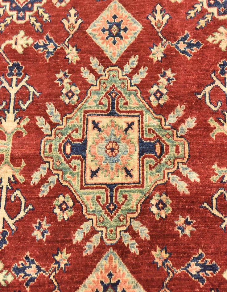 Detail image of  5' 6 x 7' 6  Hand Knotted Kazak Oriental Rug