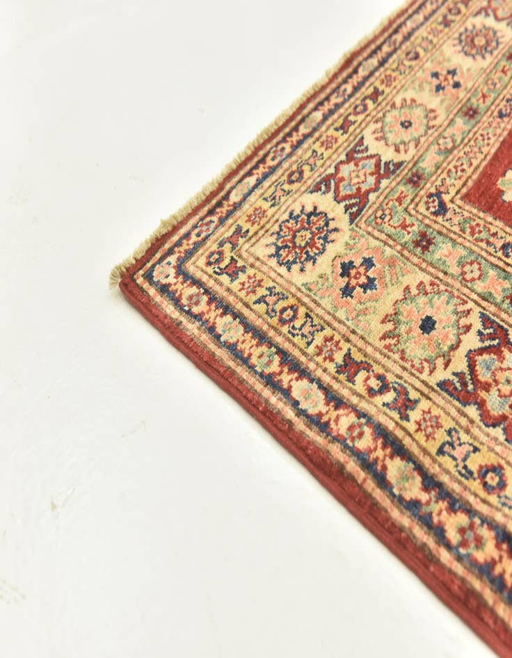 Detail image of  5' 6 x 7' 6  Hand Knotted Kazak Oriental Rug