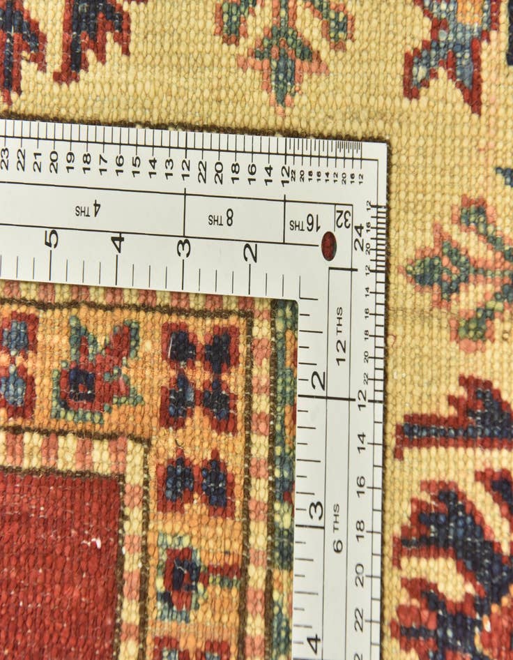 Detail image of  5' 6 x 8' 3  Hand Knotted Kazak Oriental Rug