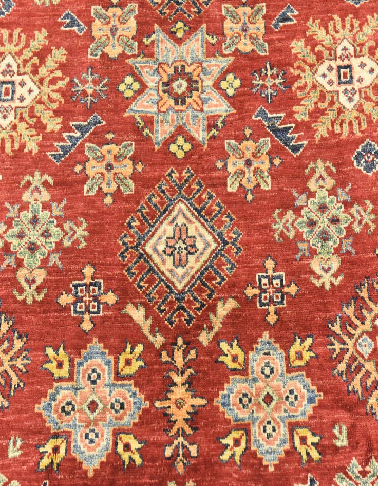 Detail image of  5' 6 x 8' 3  Hand Knotted Kazak Oriental Rug