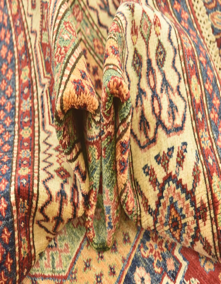 Detail image of  5' 6 x 7' 6  Hand Knotted Kazak Oriental Rug