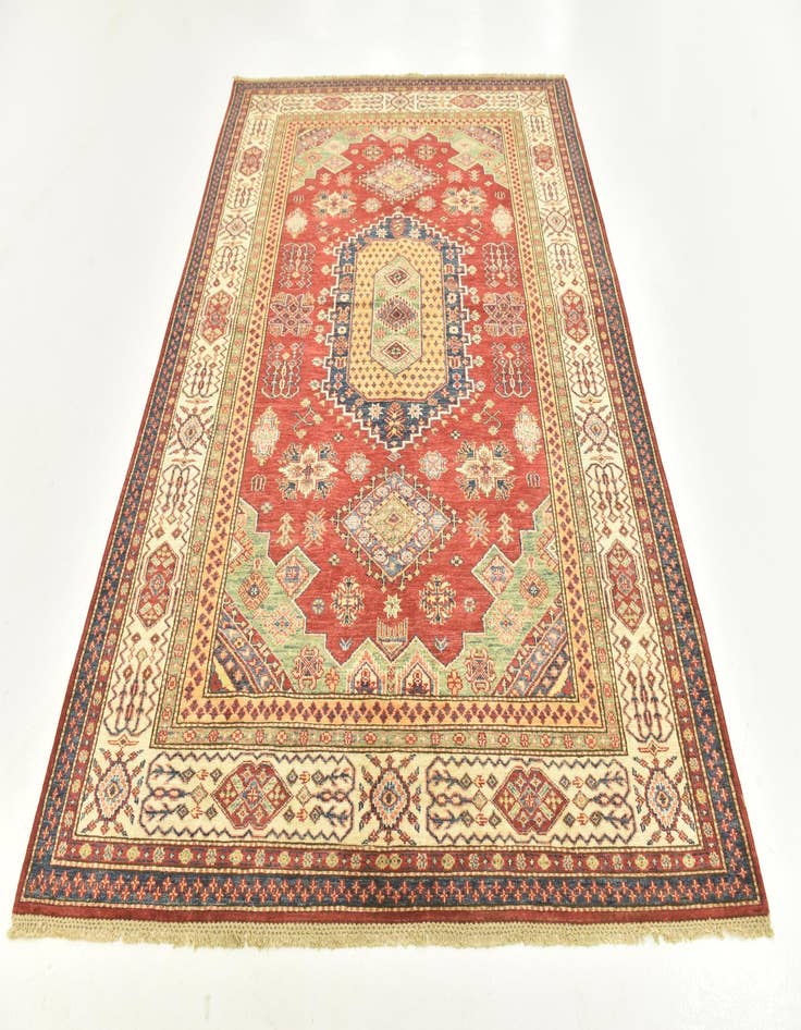 Detail image of  5' 6 x 7' 6  Hand Knotted Kazak Oriental Rug