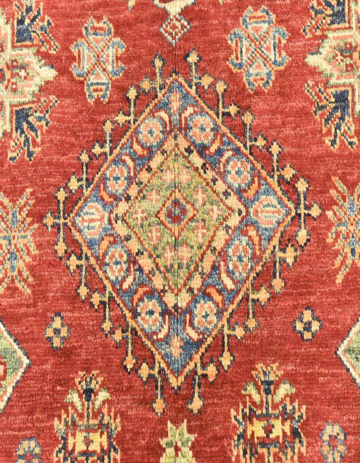Detail image of  5' 6 x 7' 6  Hand Knotted Kazak Oriental Rug