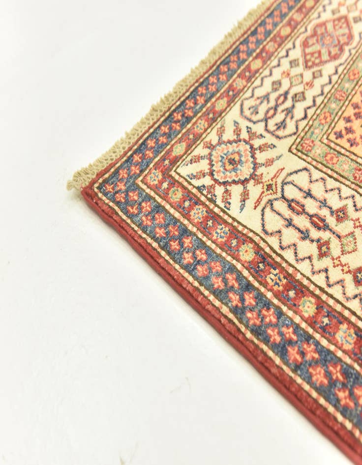 Detail image of  5' 6 x 7' 6  Hand Knotted Kazak Oriental Rug