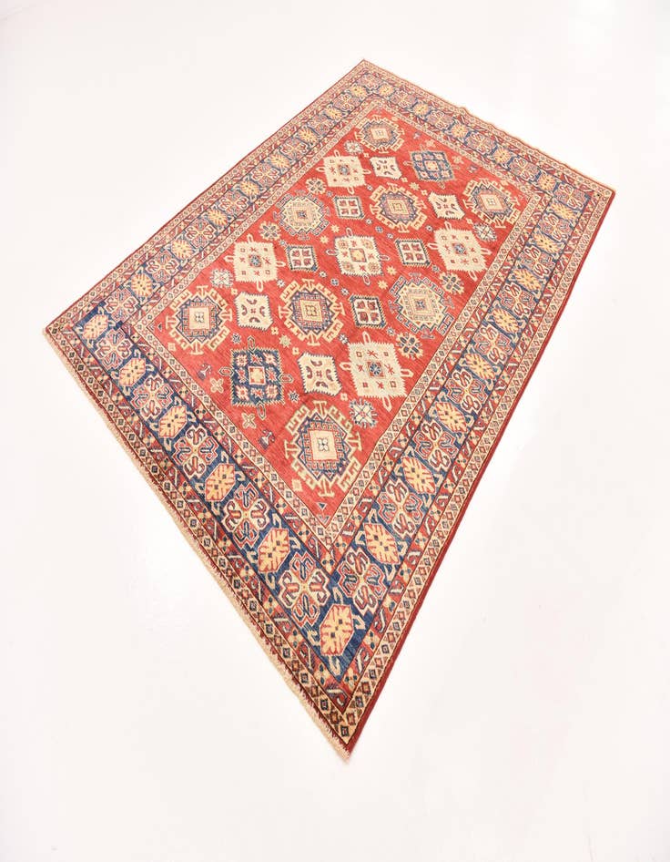 Detail image of  5' 11 x 7' 11  Hand Knotted Kazak Oriental Rug