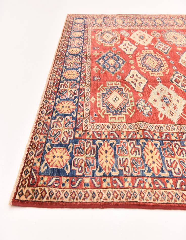 Detail image of  5' 11 x 7' 11  Hand Knotted Kazak Oriental Rug