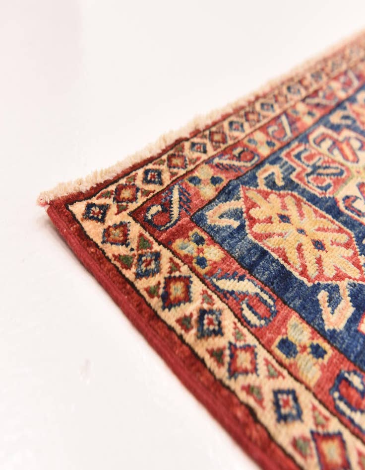Detail image of  5' 11 x 7' 11  Hand Knotted Kazak Oriental Rug