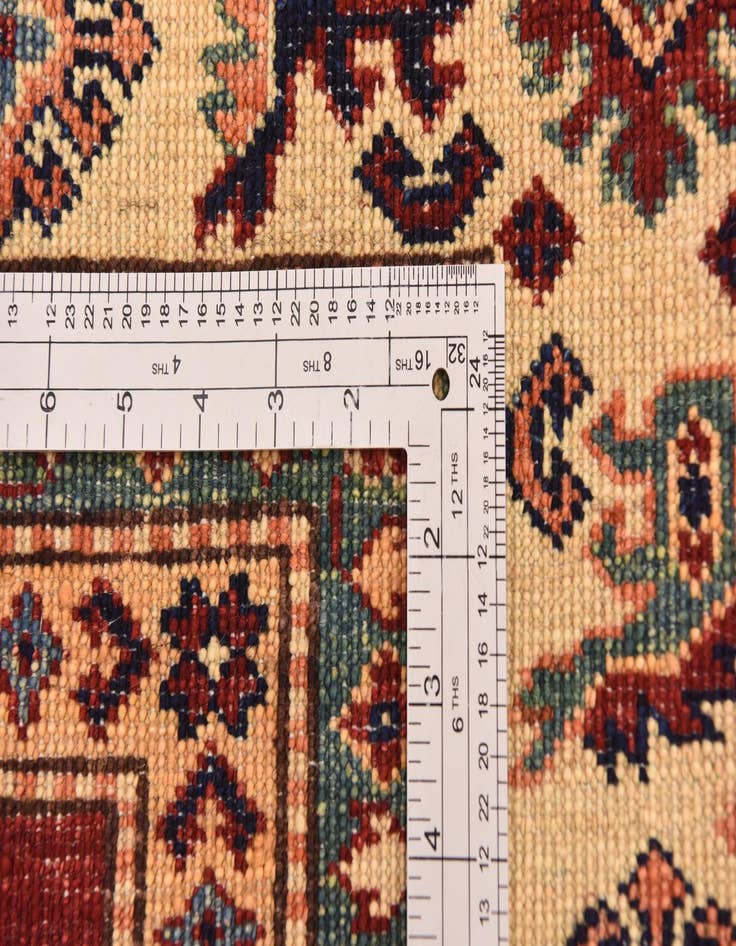 Detail image of  5' 8 x 8'  Hand Knotted Kazak Oriental Rug