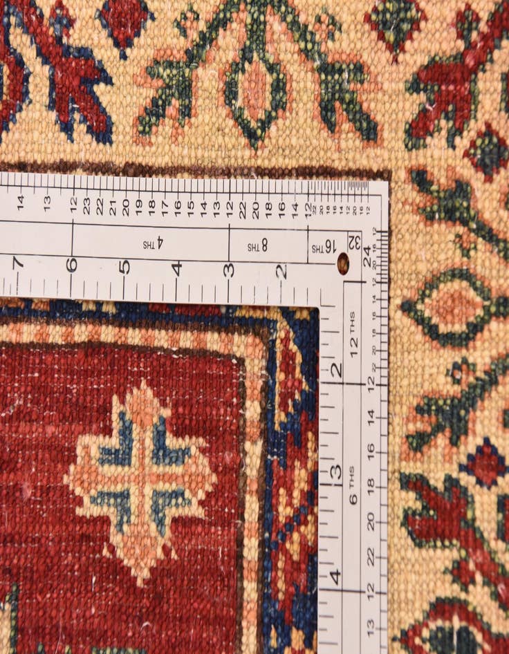 Detail image of  5' 8 x 7' 9  Hand Knotted Kazak Oriental Rug