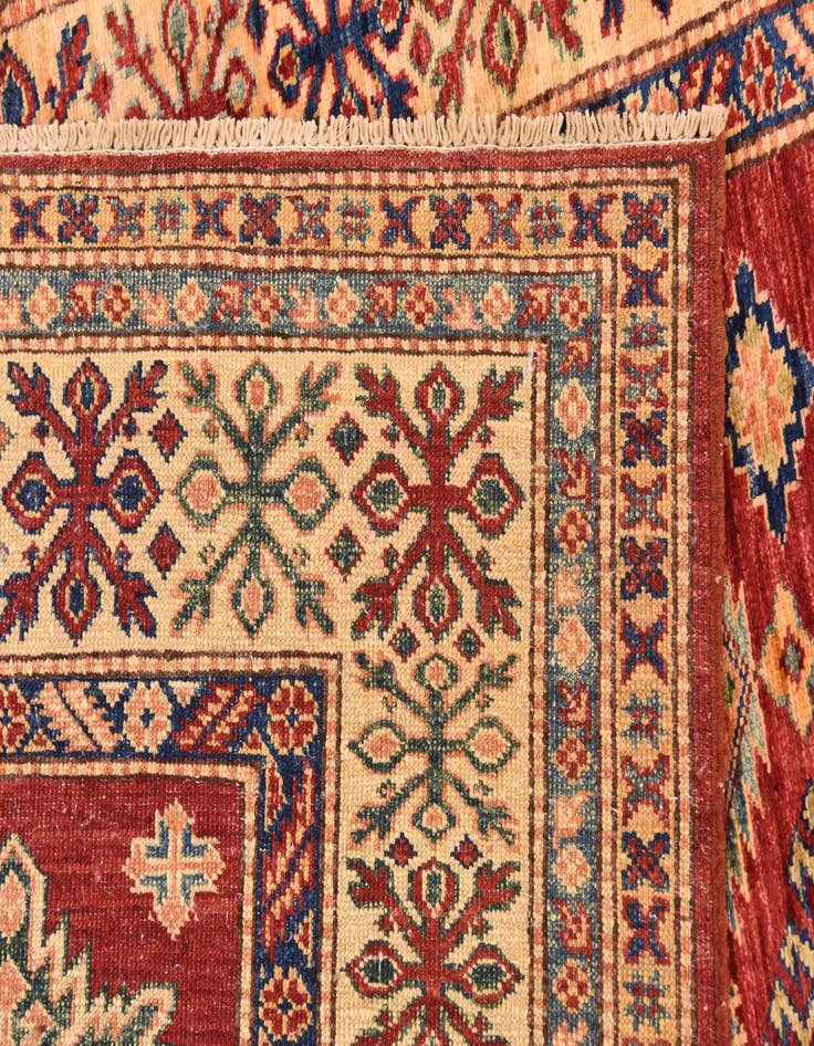 Detail image of  5' 8 x 7' 9  Hand Knotted Kazak Oriental Rug