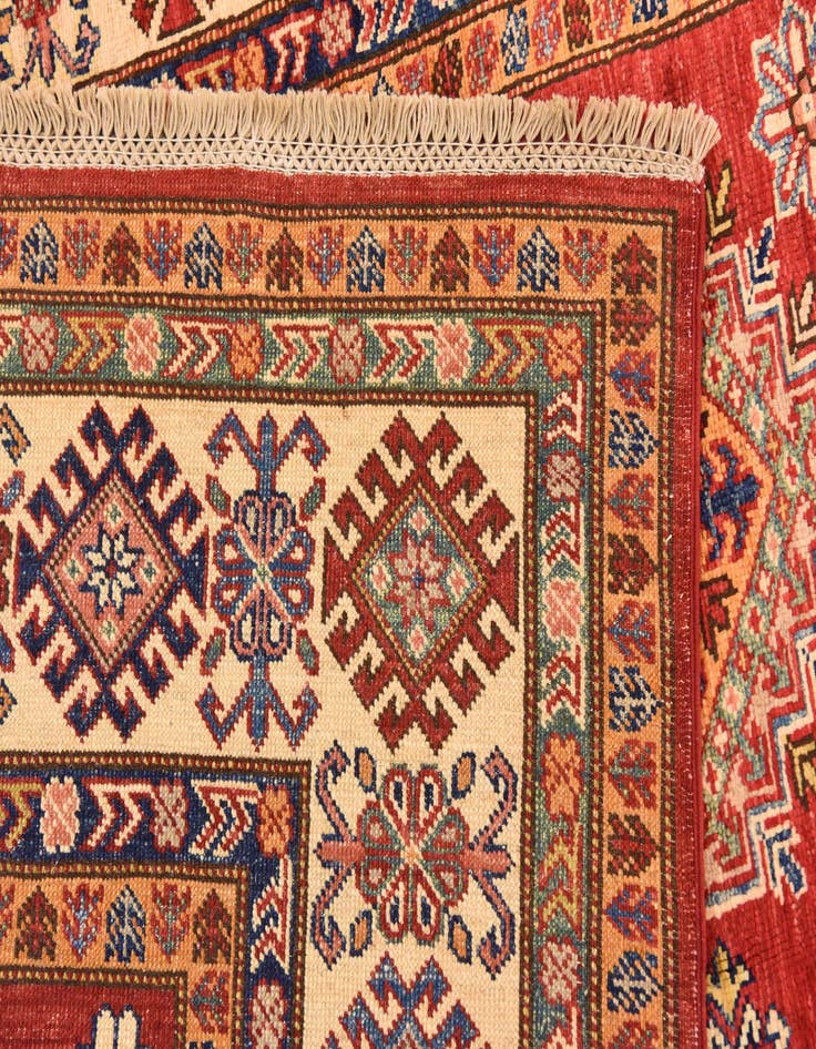 Detail image of  5' 11 x 8' 2  Hand Knotted Kazak Oriental Rug