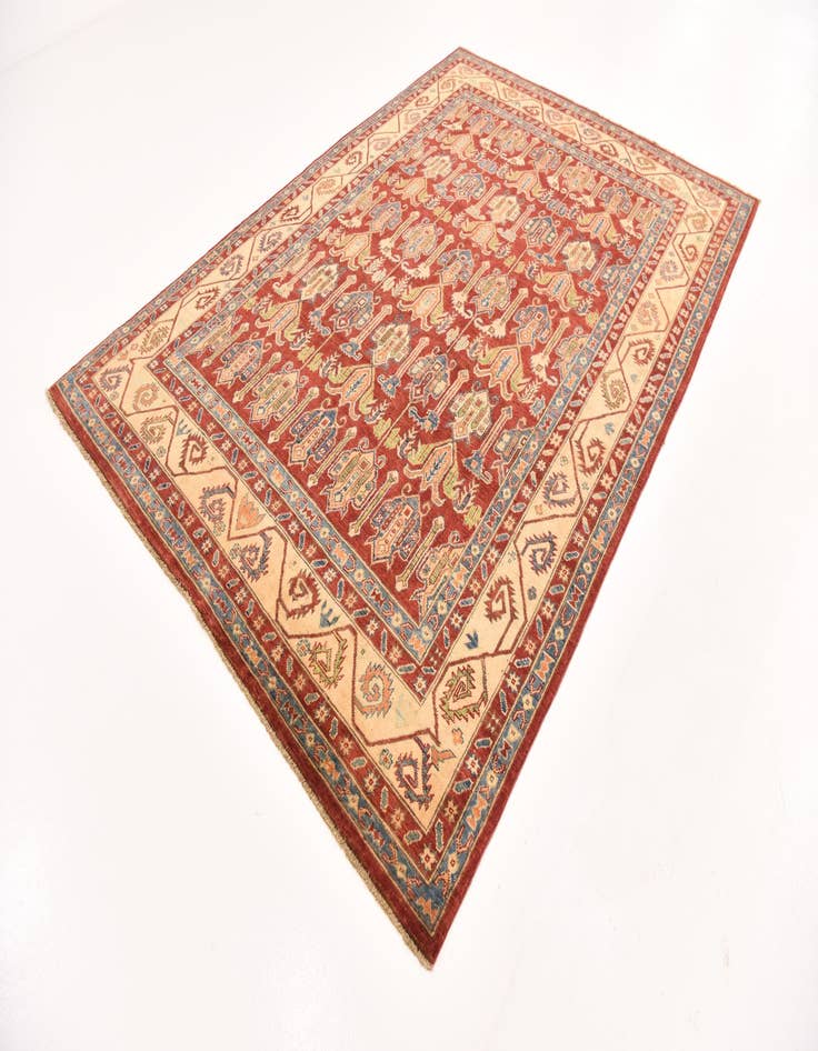 Detail image of  6' 8 x 9' 5  Hand Knotted Kazak Rug