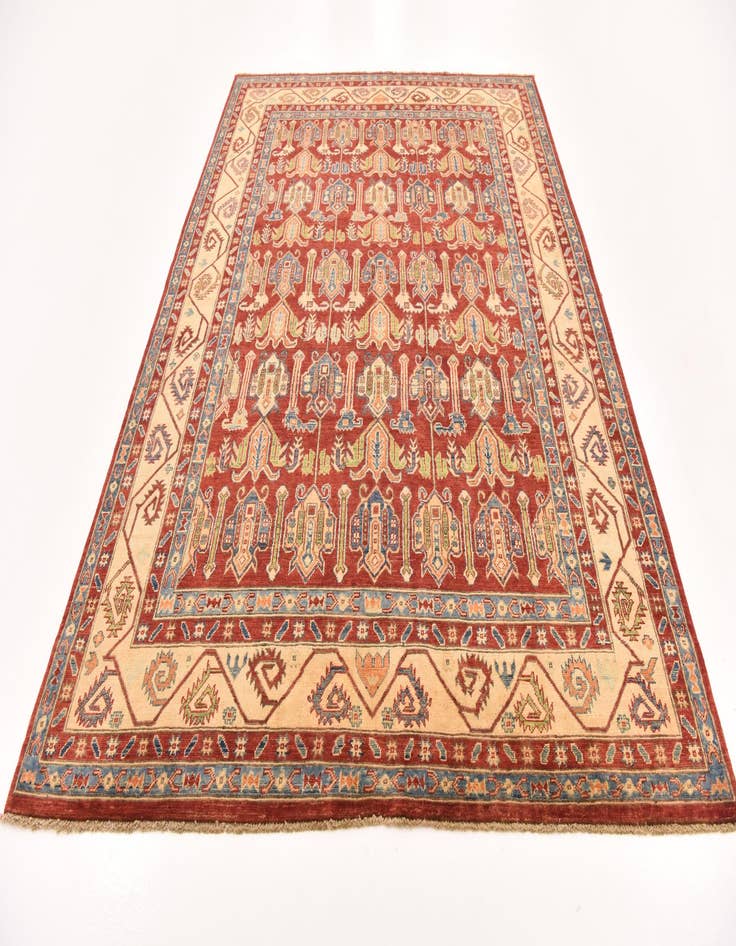 Detail image of  6' 8 x 9' 5  Hand Knotted Kazak Rug