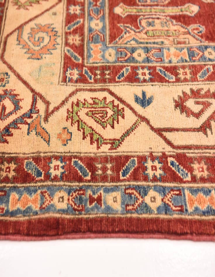 Detail image of  6' 8 x 9' 5  Hand Knotted Kazak Rug