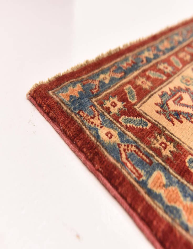 Detail image of  6' 8 x 9' 5  Hand Knotted Kazak Rug