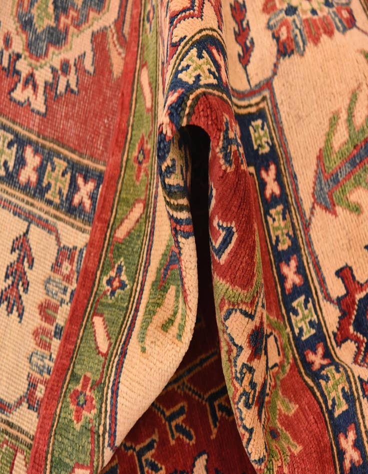 Detail image of  5' 6 x 8' 10  Hand Knotted Kazak Rug