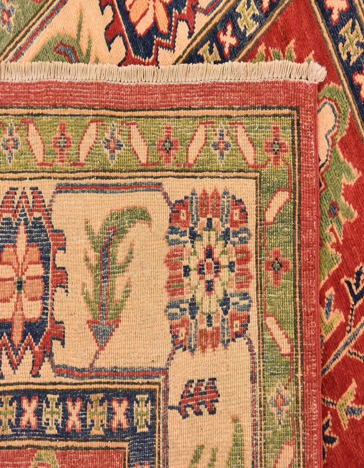Detail image of  5' 6 x 8' 10  Hand Knotted Kazak Rug