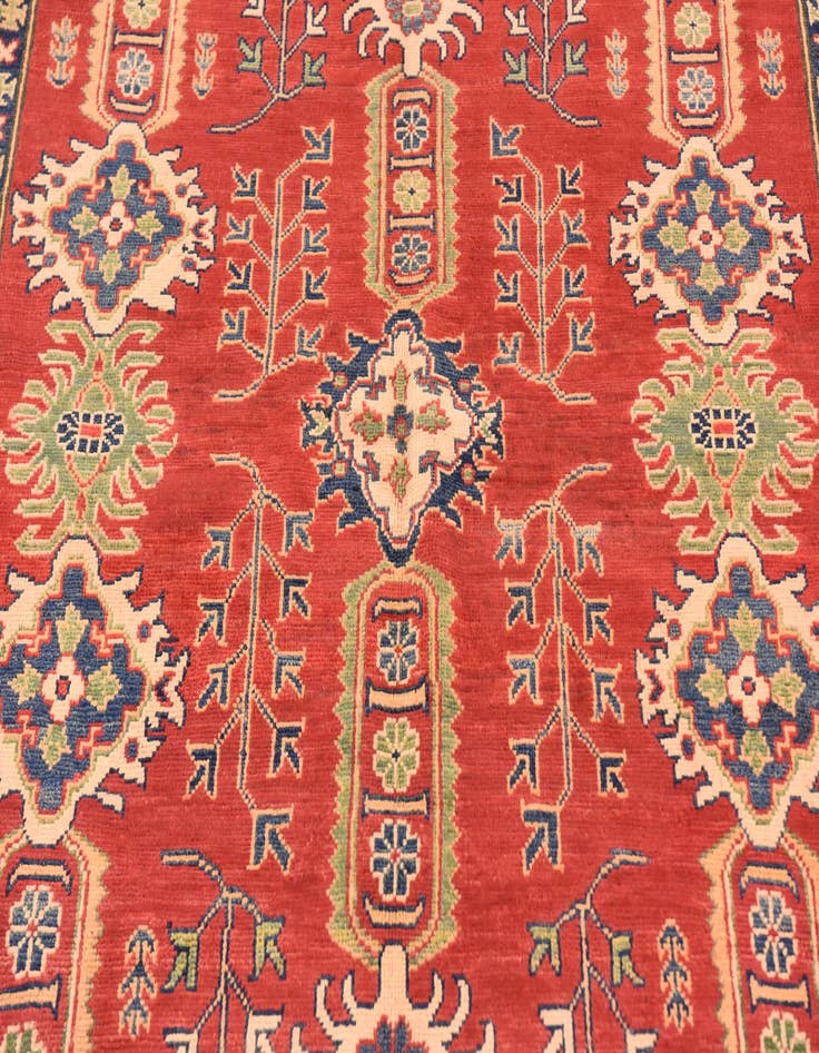 Detail image of  5' 6 x 8' 10  Hand Knotted Kazak Rug
