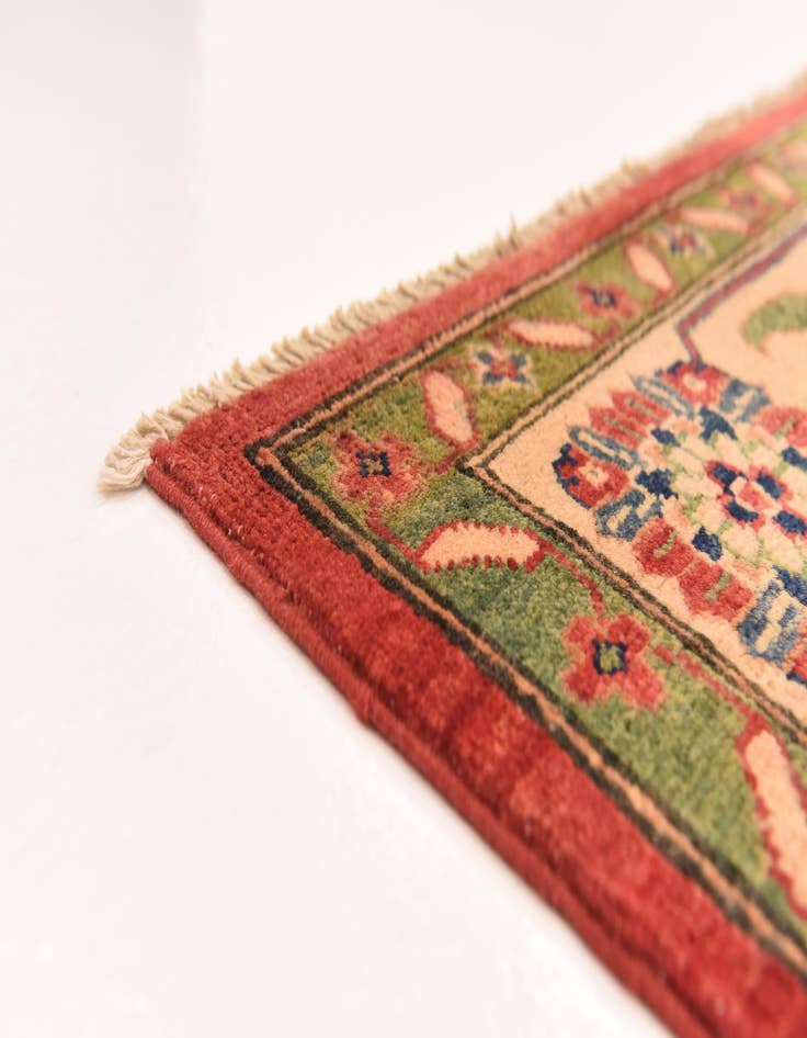 Detail image of  5' 6 x 8' 10  Hand Knotted Kazak Rug