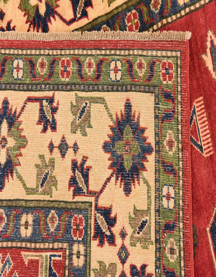 Detail image of  6' 1 x 9' 1  Hand Knotted Kazak Rug