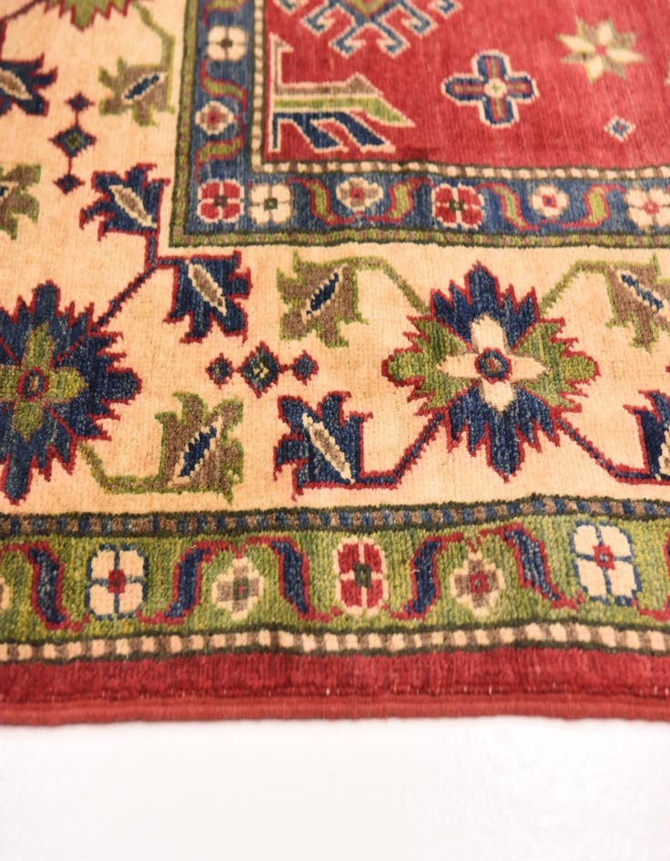 Detail image of  6' 1 x 9' 1  Hand Knotted Kazak Rug