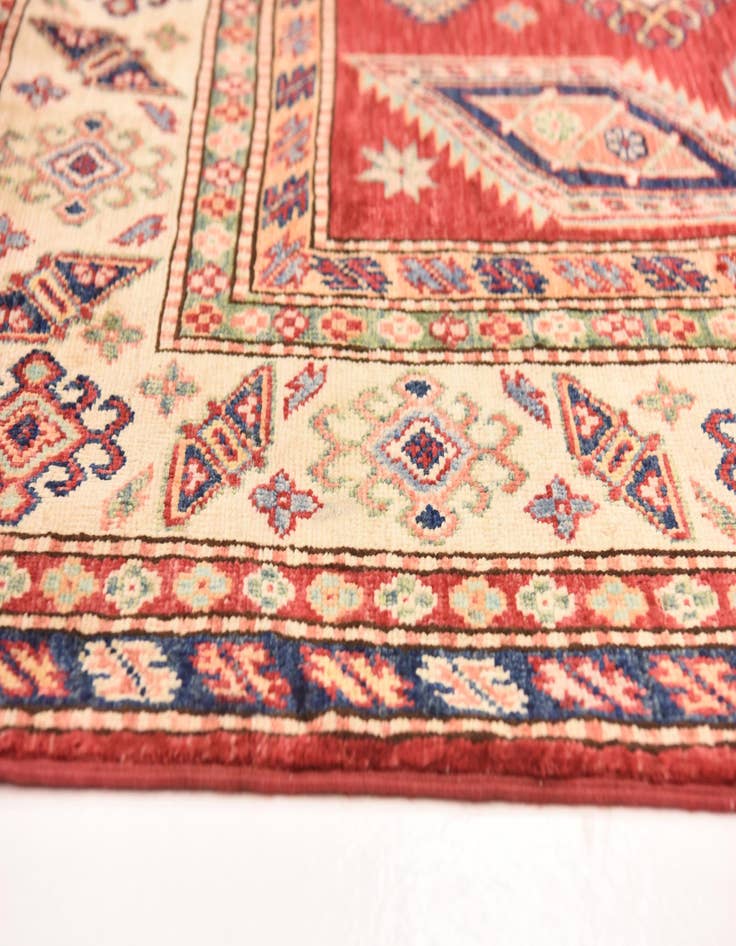 Detail image of  5' 7 x 7' 9  Hand Knotted Kazak Oriental Rug