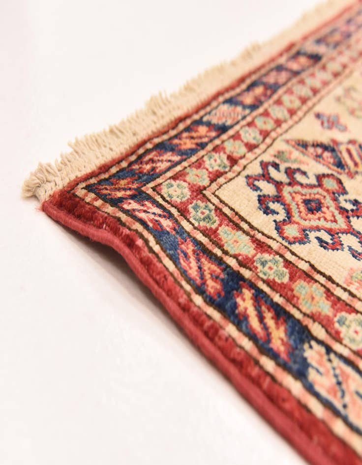 Detail image of  5' 7 x 7' 9  Hand Knotted Kazak Oriental Rug