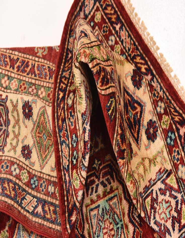 Detail image of  5' 7 x 8' 1  Hand Knotted Kazak Oriental Rug