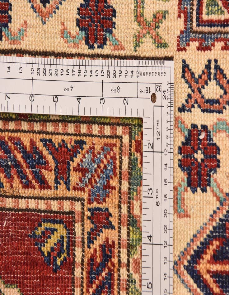 Detail image of  5' 7 x 8' 1  Hand Knotted Kazak Oriental Rug