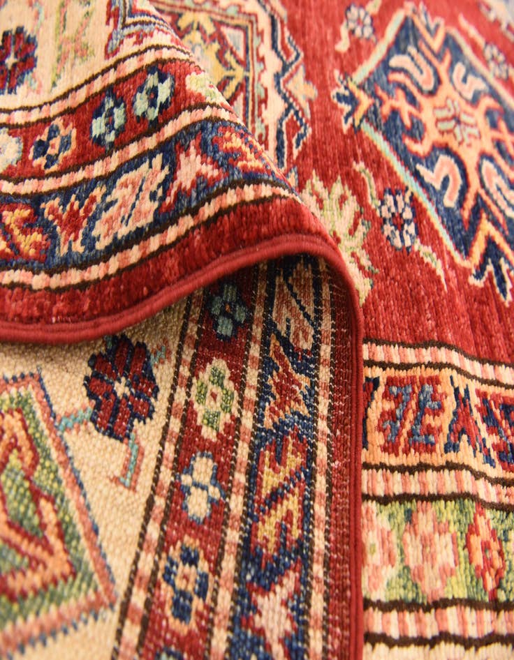 Detail image of  5' 7 x 8' 1  Hand Knotted Kazak Oriental Rug