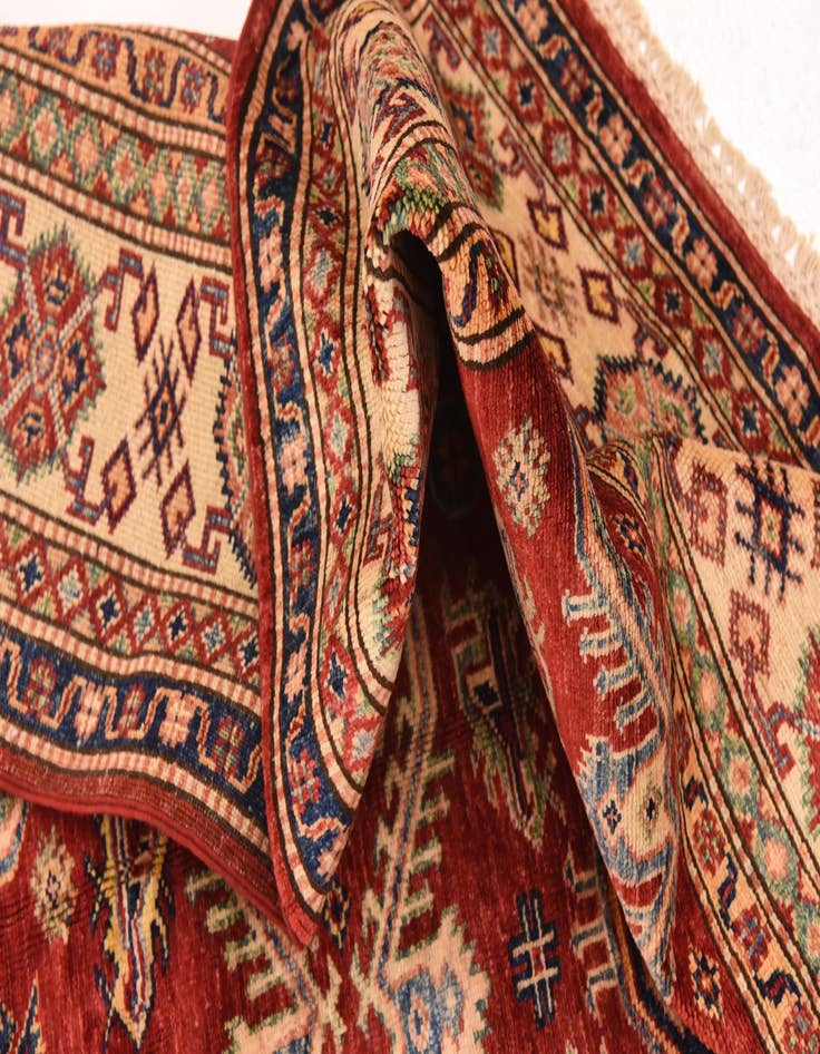 Detail image of  5' 6 x 7' 9  Hand Knotted Kazak Oriental Rug