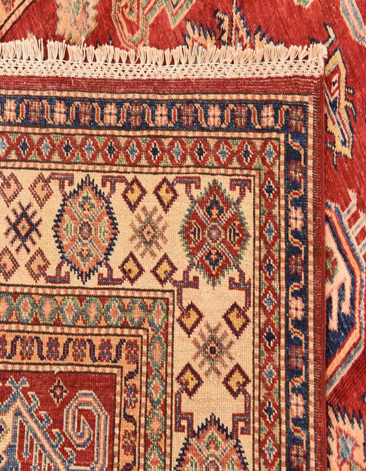Detail image of  5' 6 x 7' 9  Hand Knotted Kazak Oriental Rug