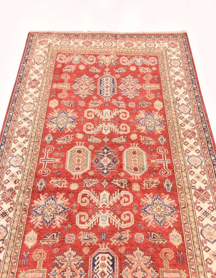 Detail image of  5' 6 x 7' 9  Hand Knotted Kazak Oriental Rug