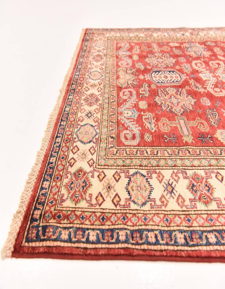 Detail image of  5' 6 x 7' 9  Hand Knotted Kazak Oriental Rug