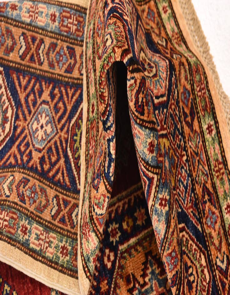 Detail image of  5' 10 x 7' 8  Hand Knotted Kazak Oriental Rug