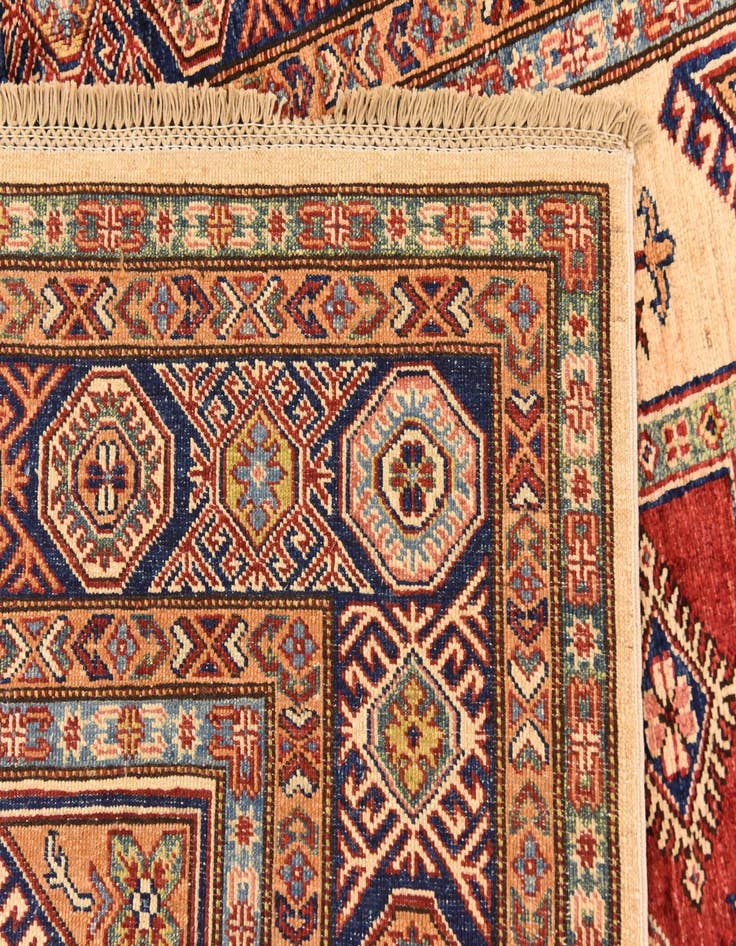 Detail image of  5' 10 x 7' 8  Hand Knotted Kazak Oriental Rug