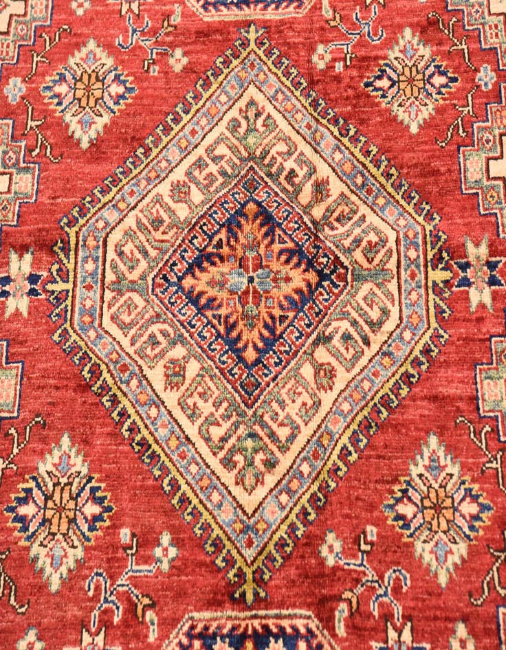 Detail image of  5' 10 x 7' 8  Hand Knotted Kazak Oriental Rug