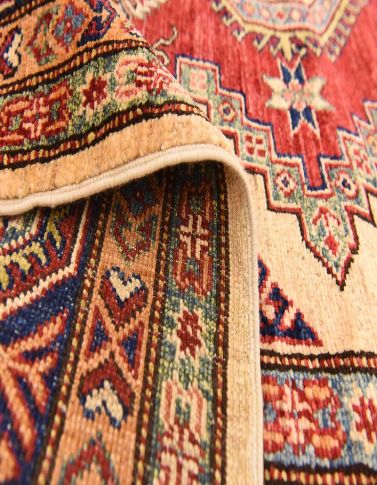 Detail image of  5' 10 x 7' 8  Hand Knotted Kazak Oriental Rug