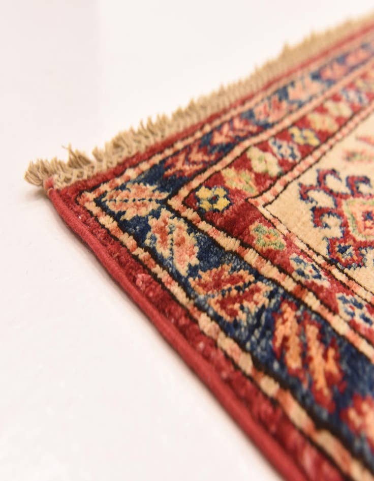 Detail image of  5' 3 x 7' 10  Hand Knotted Kazak Oriental Rug