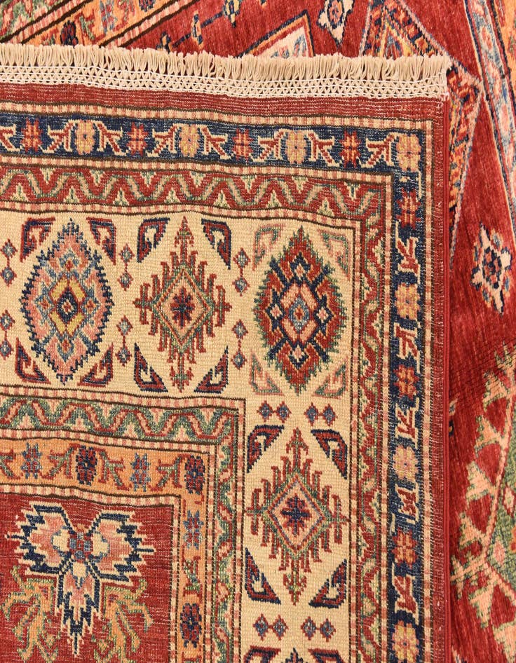 Detail image of  5' 10 x 7' 10  Hand Knotted Kazak Oriental Rug