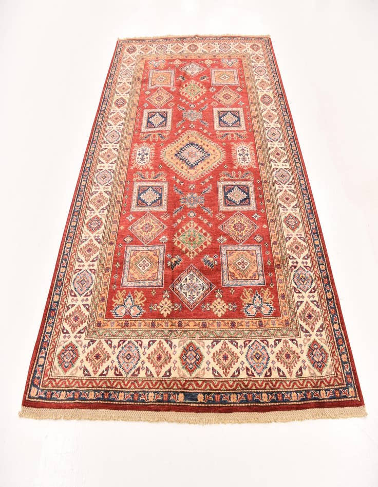 Detail image of  5' 10 x 7' 10  Hand Knotted Kazak Oriental Rug