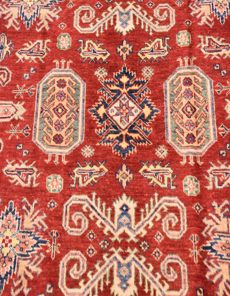 Detail image of  5' 7 x 7' 11  Hand Knotted Kazak Oriental Rug